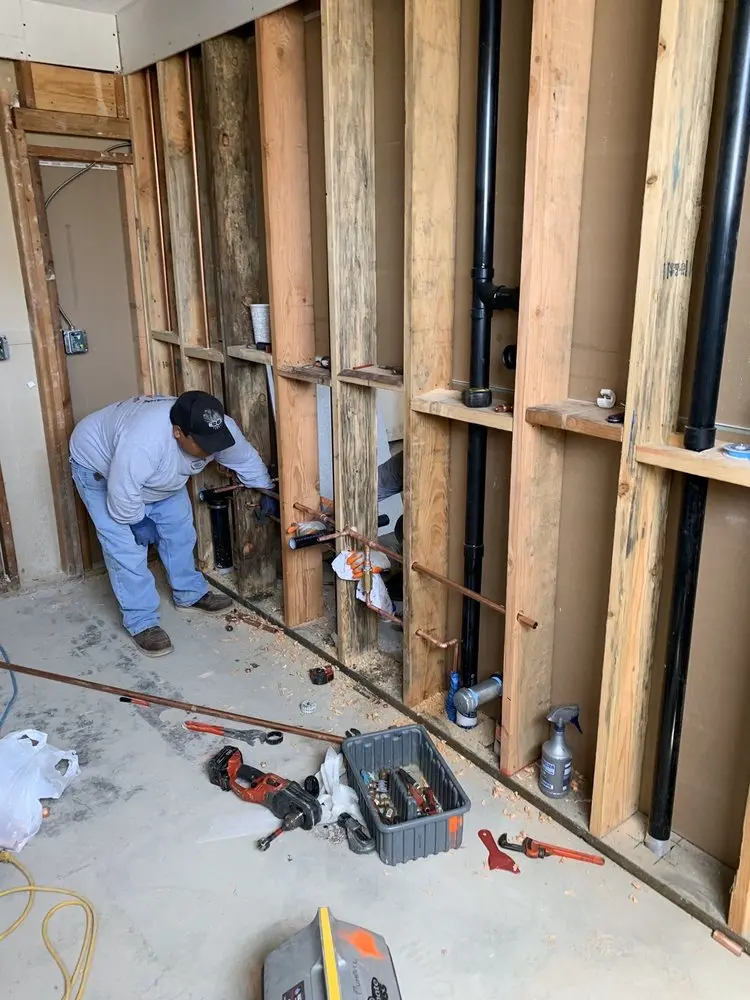 Commercial rough-in plumbing for Trenchless Sewer Repair in South Lyon